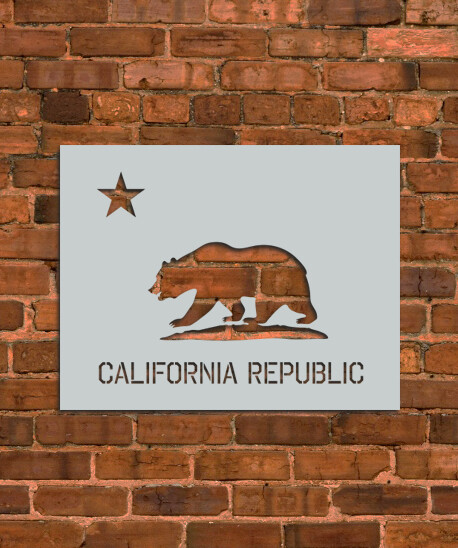 California Republic Stencil