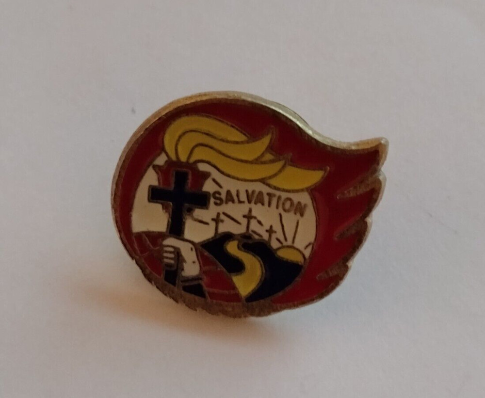 SALVATION Religious Lapel Pin
