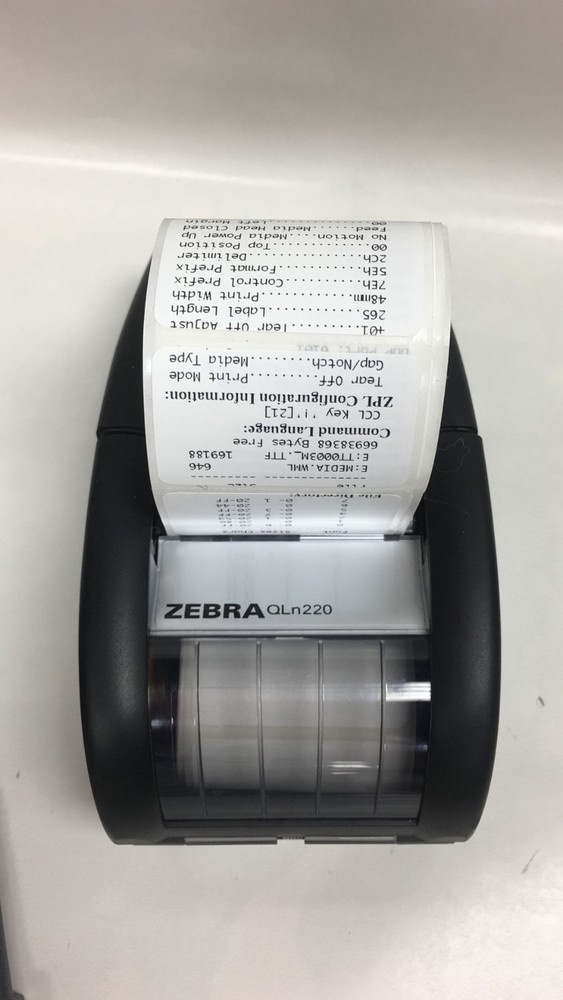 Zebra QLn220 Direct thermal printer QN2-AU1A0M00-00 Label Barcode Printer