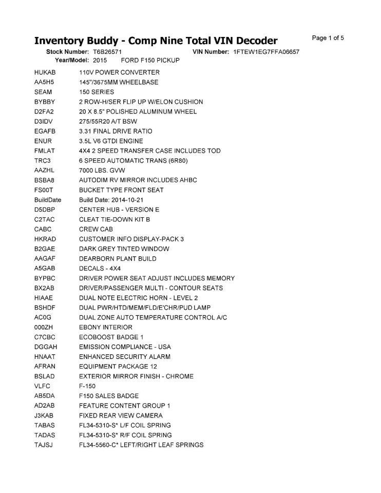 F150 2015 Transmission Shift 1010746