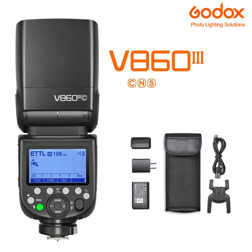 Godox V860III V860III-C/N/S 2.4G TTL HSS Flash Speedlite for Canon Nikon Sony
