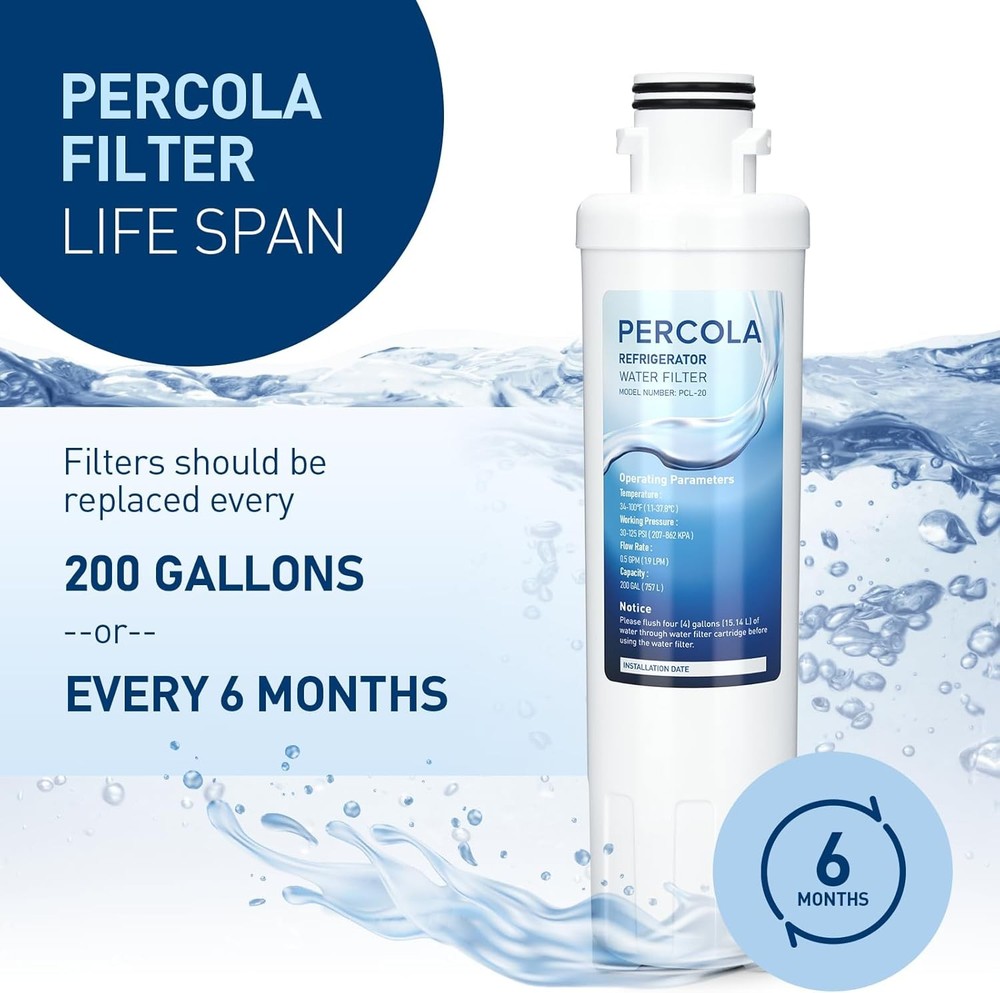 MIWF6200 Water Filter, Compatible with Sharp® SJWF200