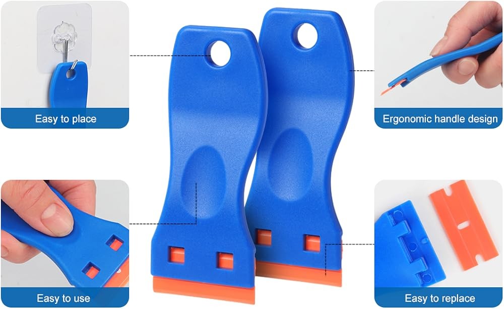 Plastic Blade Scraper Tool, Scraper Pcs Plastic Blades,
