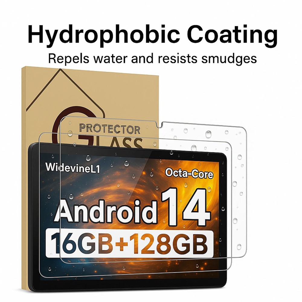 11 Inch Tablet Tempered Glass Screen Protector for UGRIHACH A7 Android 14