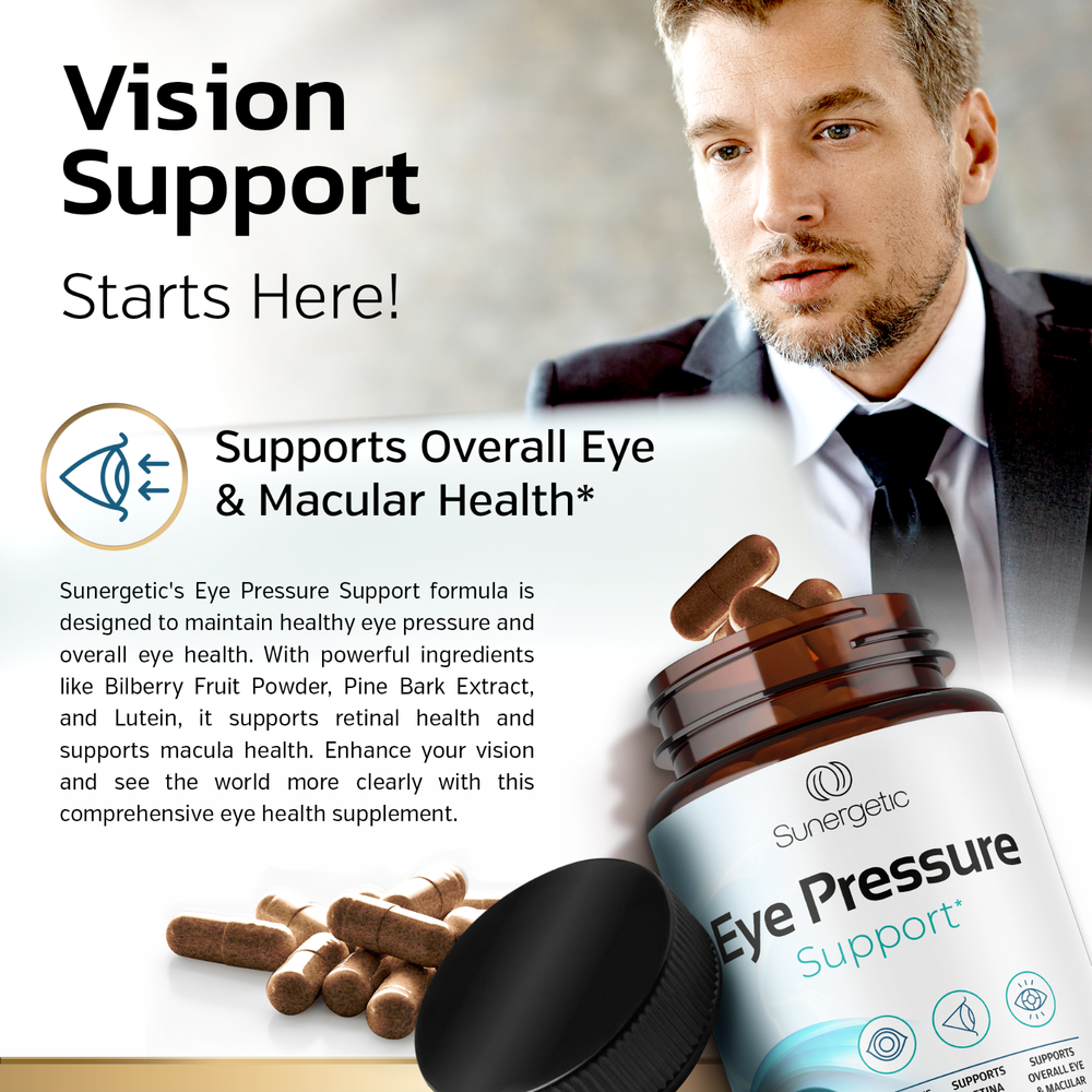 Premium Eye Pressure Support Supplement - Supports Overall Vision - 30 Count