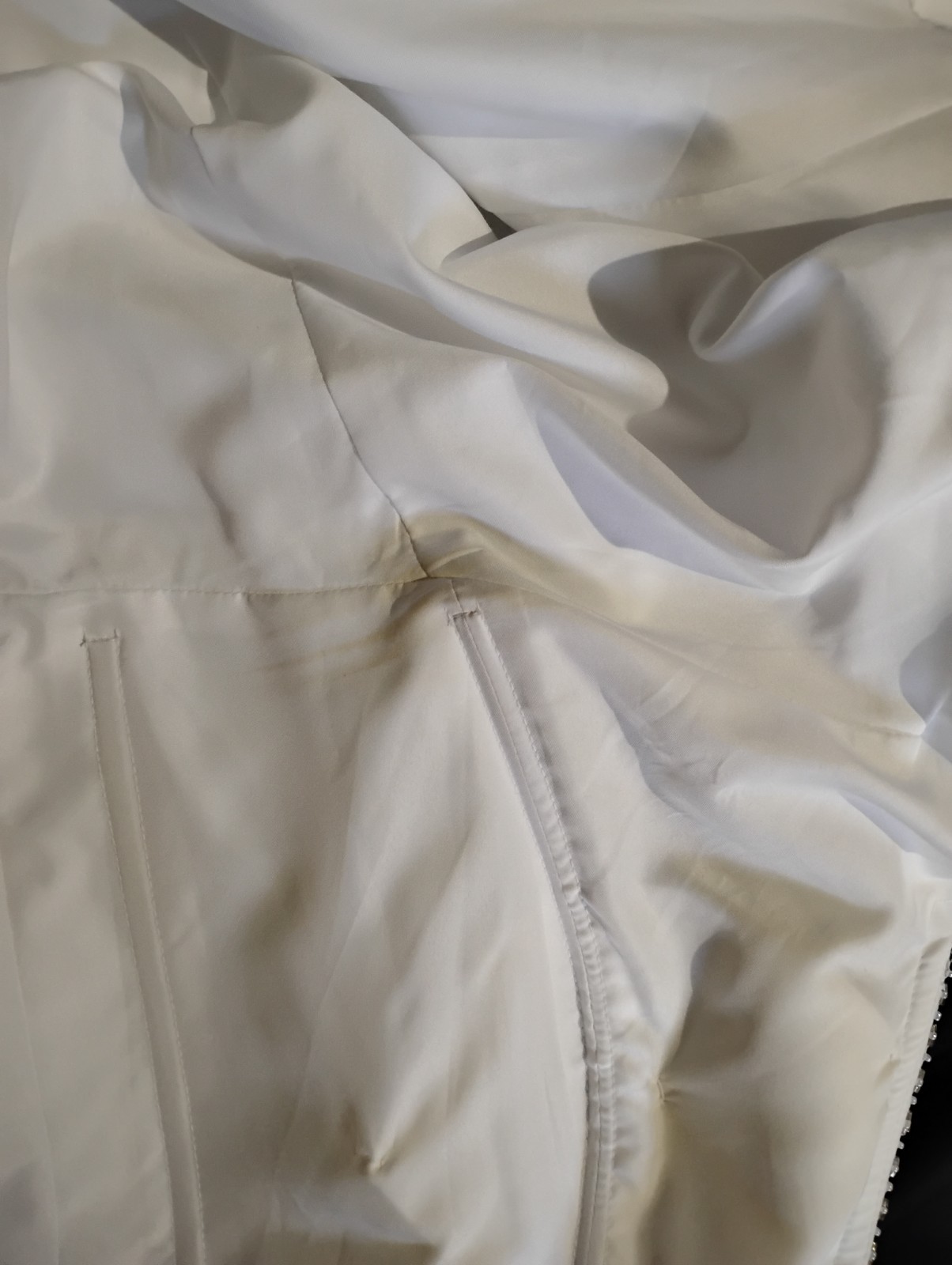 Pearl Bridal Collection Chiffon XXL Wedding Gown Small Train Dress