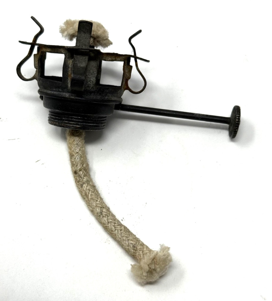 railroad switch light/marker light burner, working with wick