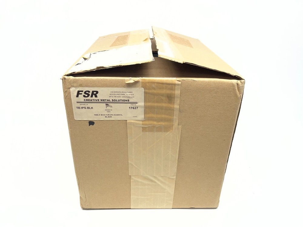 FSR TB-IPS-BLK  Tilting Table Box for IPS Inserts (17627)