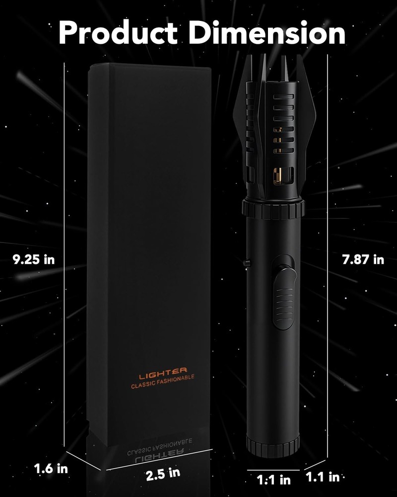 Lamsen Lightsaber Torch Lighter – Butane Refillable Kitchen Torch, 1