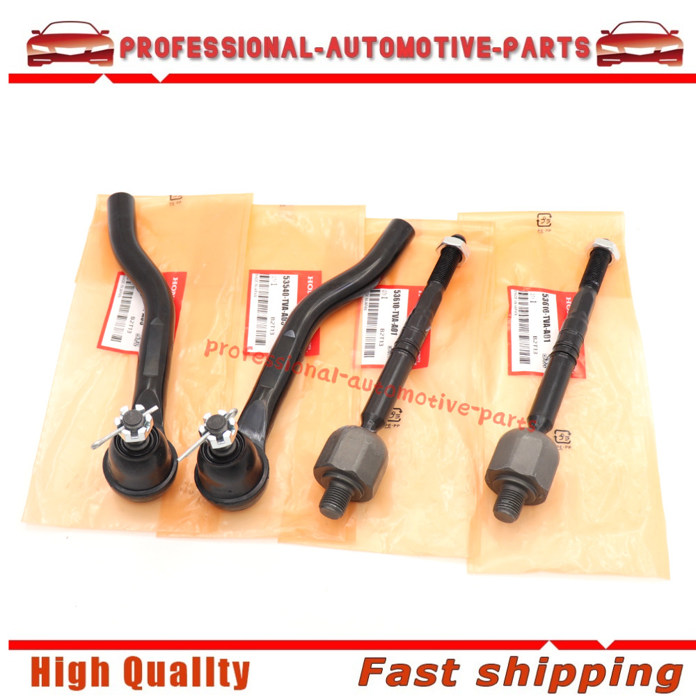 OEM 1 Set Inner + Outer Tie Rod Steering Gear Fit For 2018-2022 Honda Accord