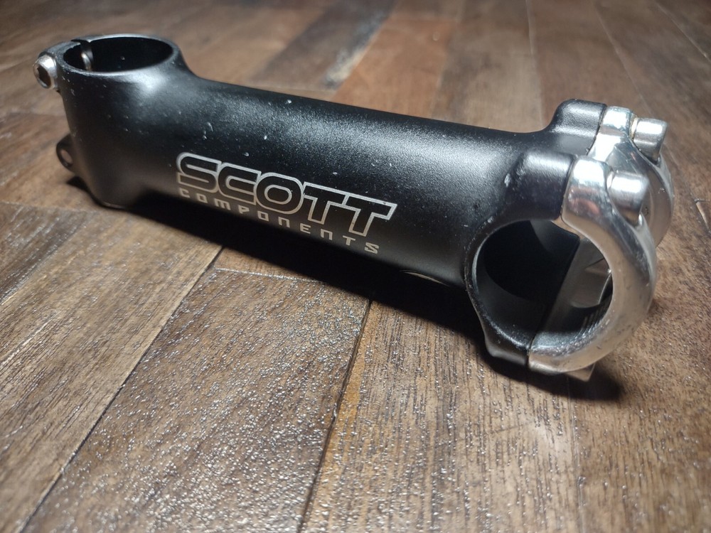 Scott Components Threadless AL Stem, 125mm, 25.4mm, Black