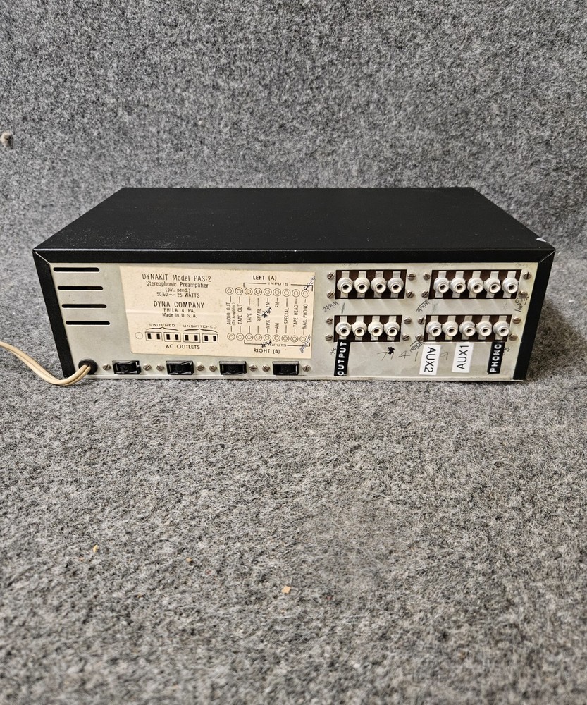 RESTORED DYNAKIT PAS-2 Stereo Preamp preamplifier