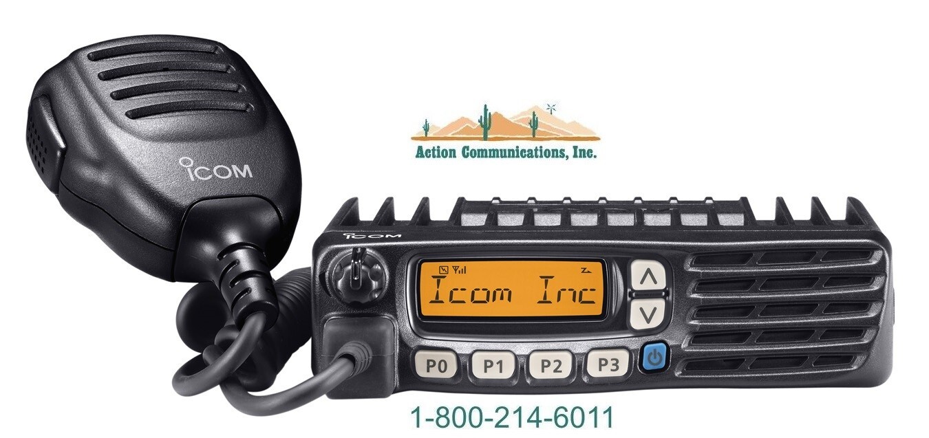 NEW ICOM IC-F6021, UHF 450-512 MHZ, 45 WATT, 128 CHANNEL TWO WAY MOBILE RADIO