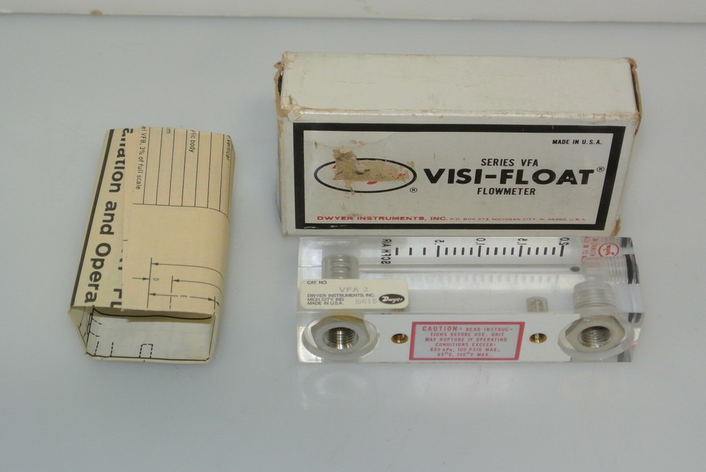 DWYER SERIES VFA2 VISI-FLOAT FLOWMETER 0.2-2.0