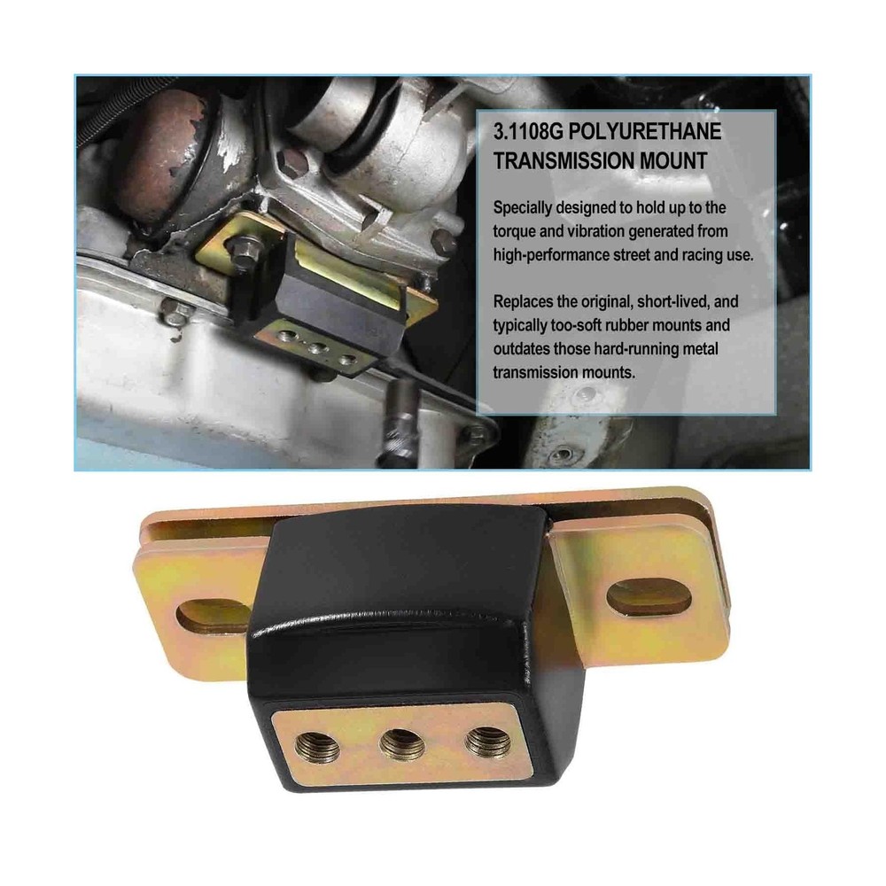 3.1108G General Transmission Mount Performance Polyurethane Mounts Bracket Se...
