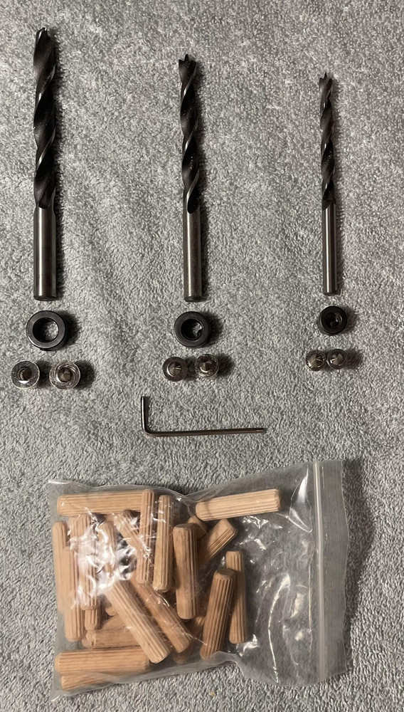 General Pro-Doweling Kit 840 Adjustable Wood Joint Jig With Bits Dowels Set