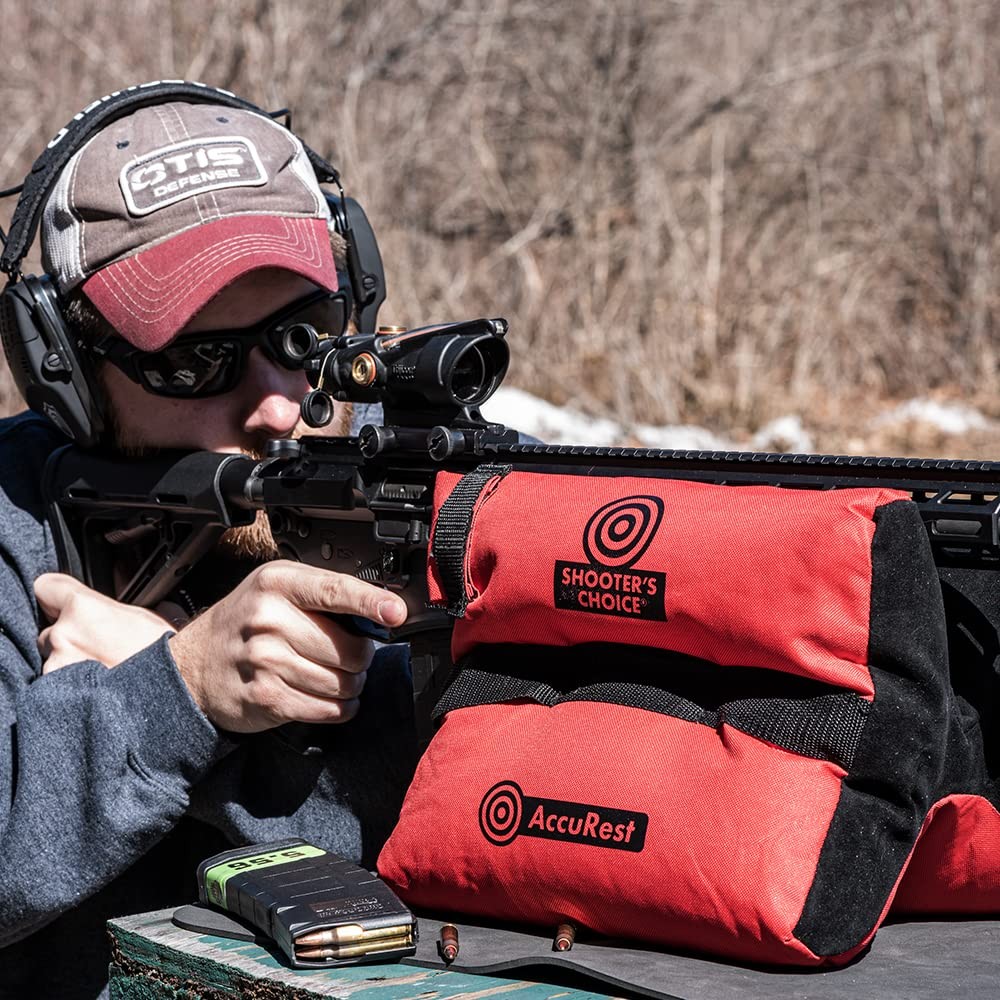 's Choice AccuRest Shooting Bag (Empty), Red