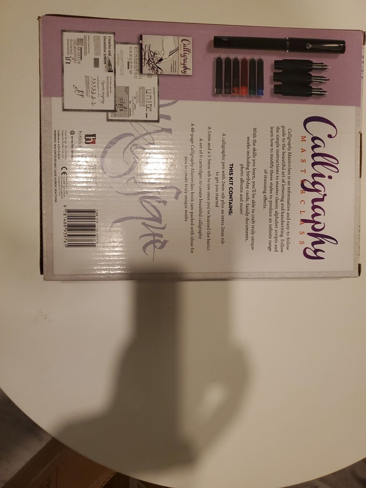 Calligraphy Masterclass Project Book And Art Accessory Kit