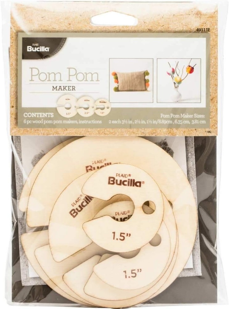 Bucilla Pom Maker, one, 6 Piece