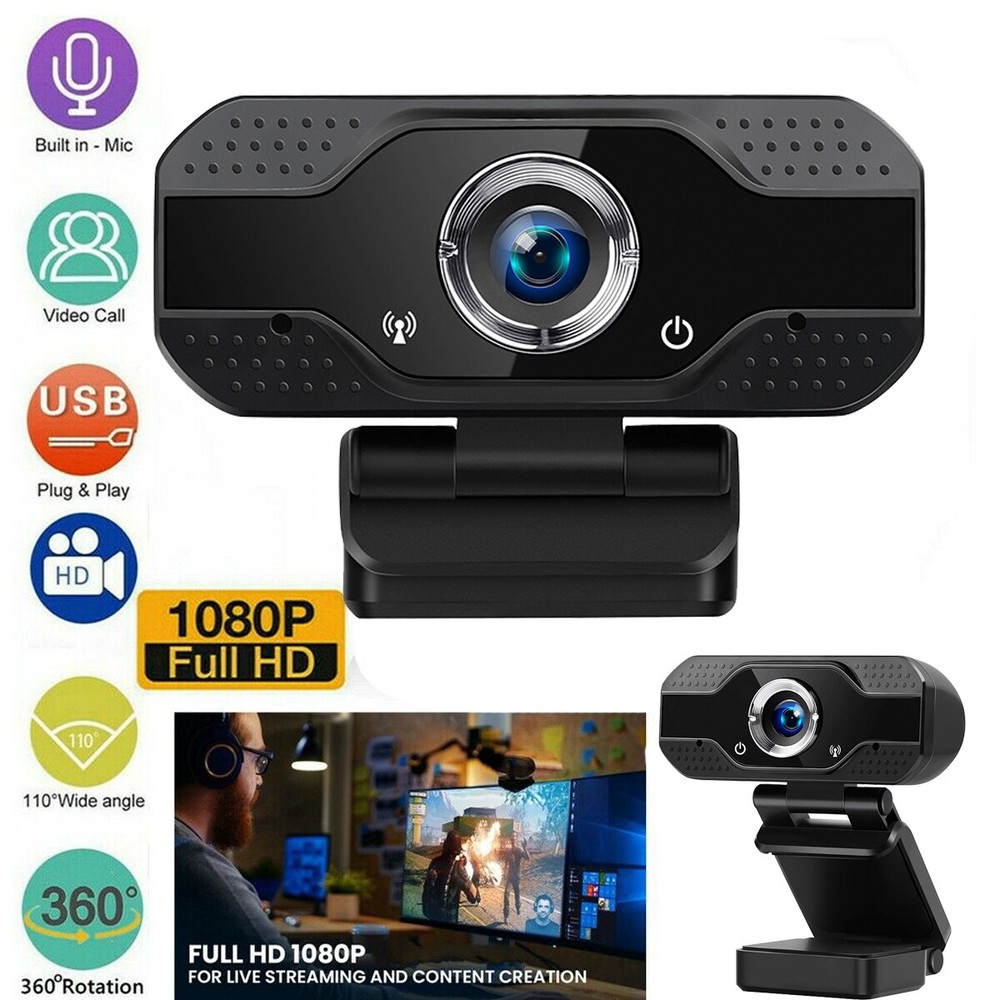 1080P Webcam Video Game Working Streaming Microphone Web Camera For PC Computer