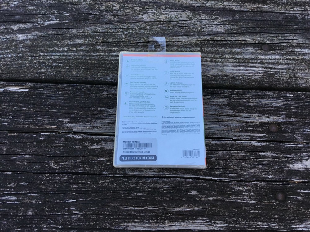 NEW SEALED Webroot Secure Anywhere Internet Security