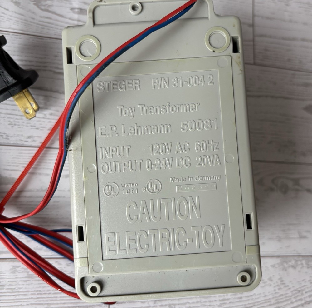 LGB 50081 G Scale Train Transformer Controller 1 Amp And Cables