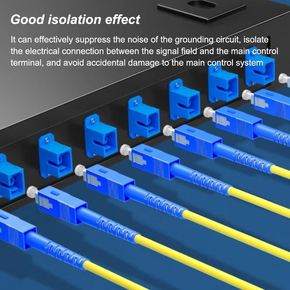 12 Pack Single Mode Simplex SC Fiber Optical Adapter Coupler Network Connector