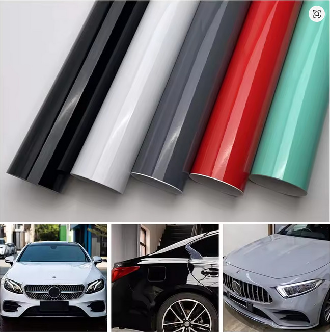 100FT Glossy Vinyl Film For Car Wrap Gloss Sticker Vehicle Foil Air Bubble Free