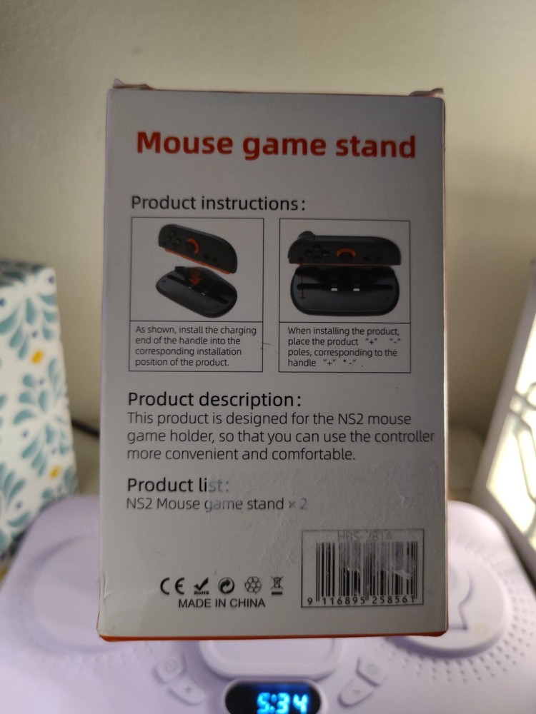 Nintendo Switch 2 Joy-Con Game Controller Mouse Stand Dock Controller Stand