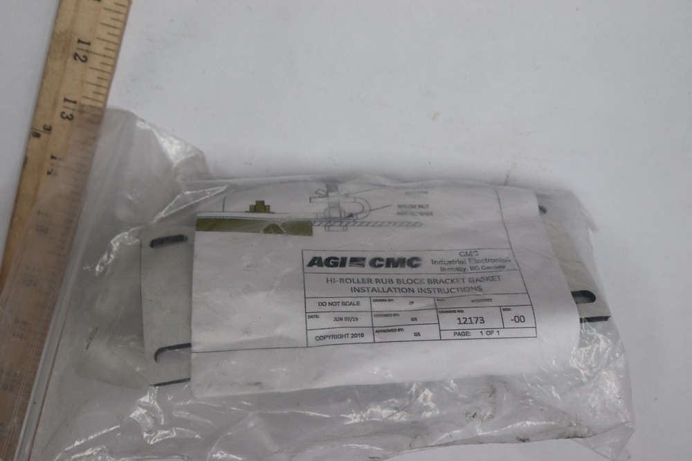 AGI/CMC Rub Block Mounting Kit Grey