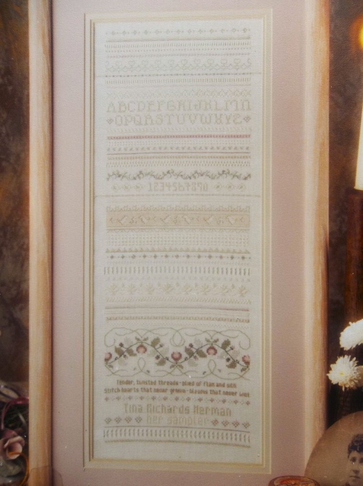 Shepherd's Bush VICTORIAN SAMPLER Cross Stitch Chart - 1990
