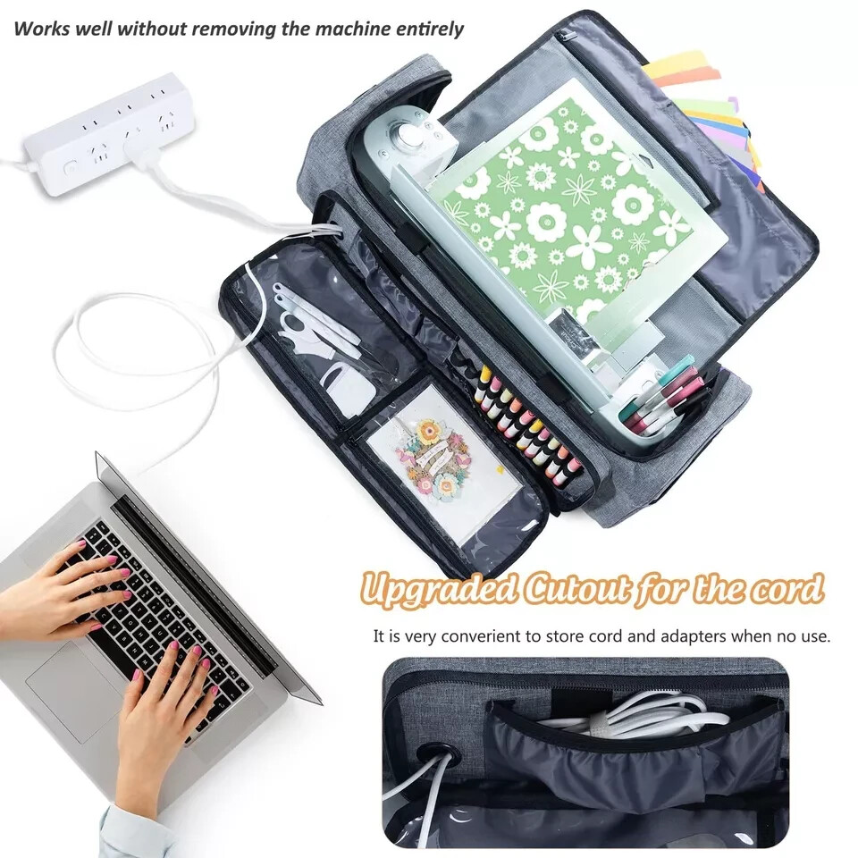 IMAGINING Carrying Case Bag Compatible with Cricut Maker, Maker 3, Explore Ai...