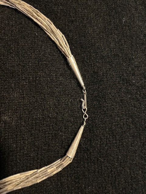 Stunning Silver & Turquoise Necklace (26")
