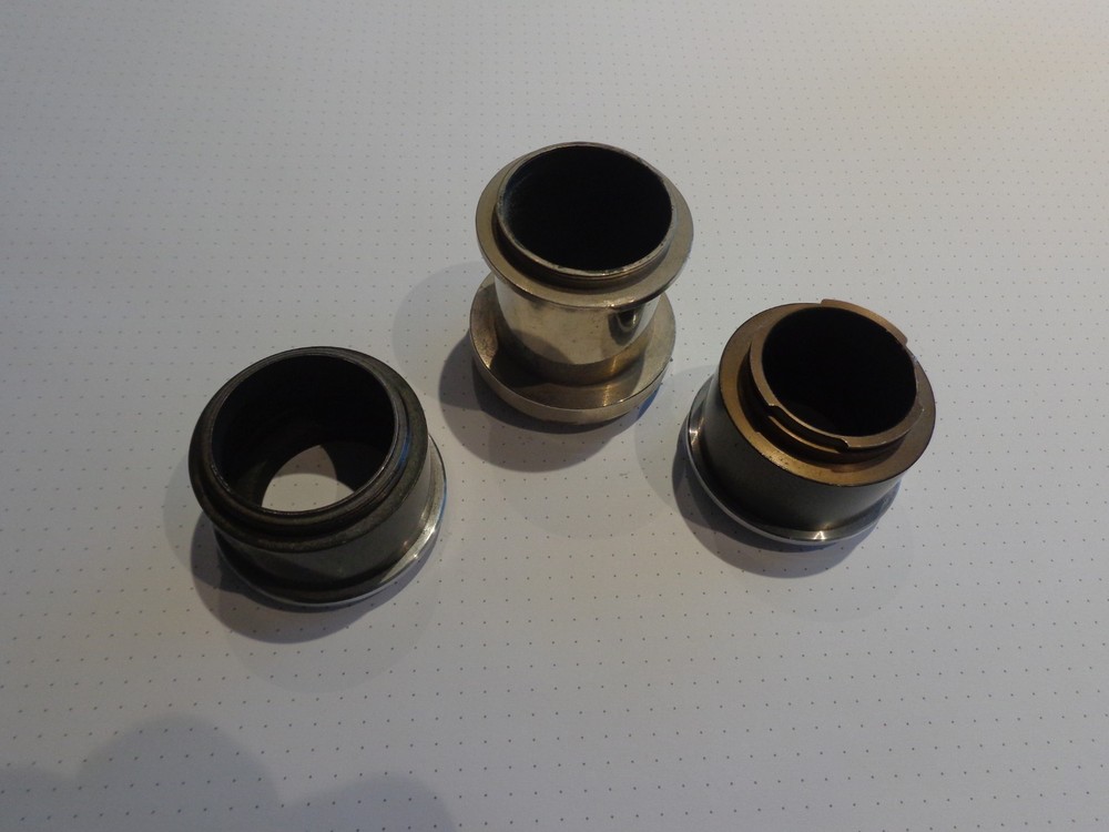 Zeiss microscope to camera adapters M39, M42, Polmi - 3 pcs