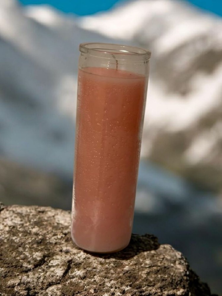 7 Day Plain Pink Candle