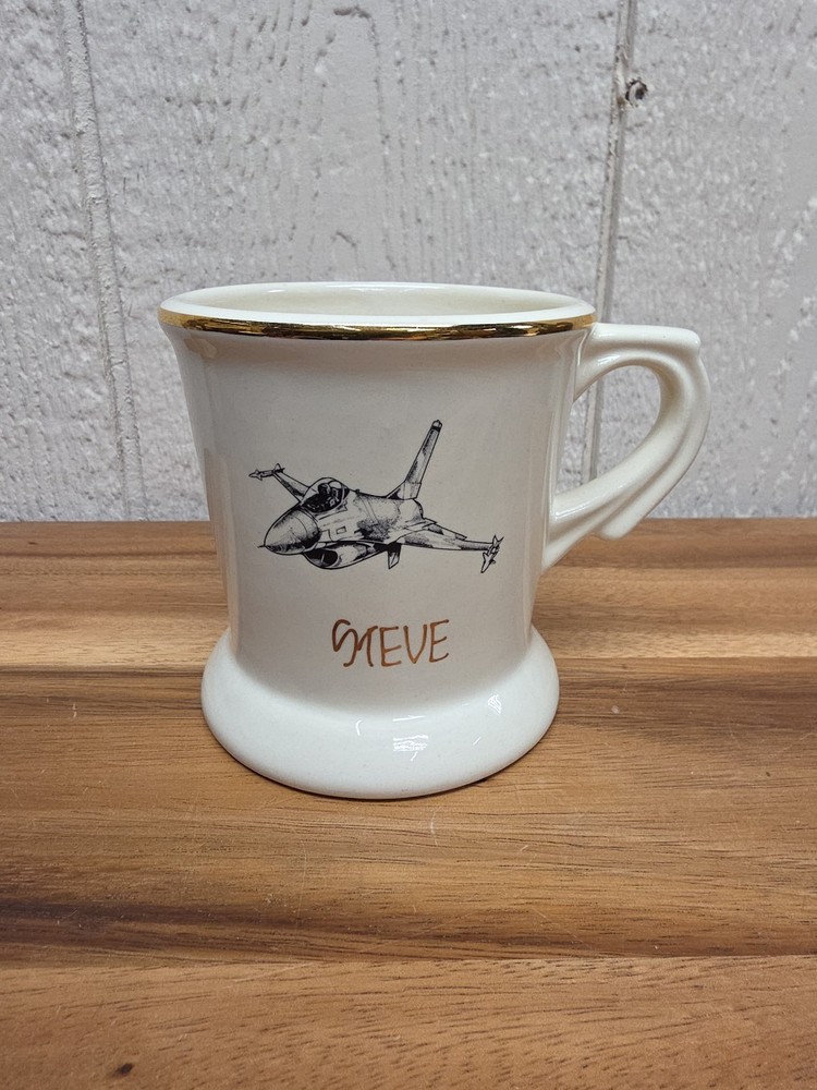 Air Training Command Instructor Mug Fighter Jet Momogram STEVE