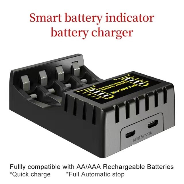 Universal USB Battery Charger 100%Fast Charger AA AAA Rechargeable Batteries LOT