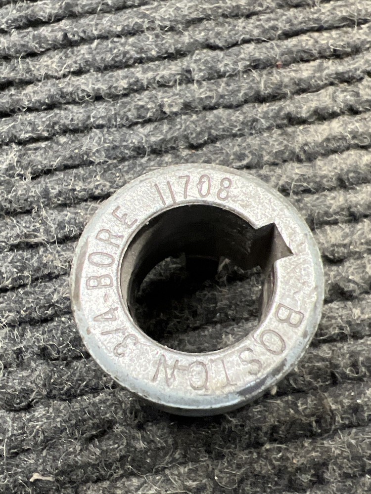 Used Boston Gear 11708 Jaw Coupling Bore 3/4"