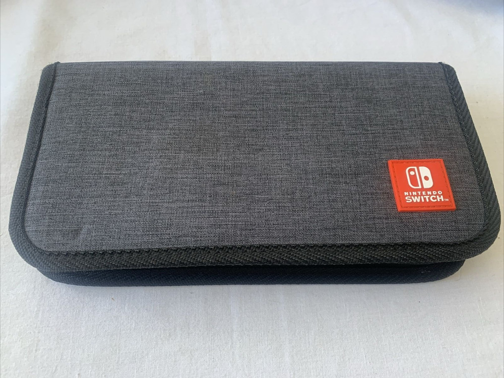 Nintendo Switch Grey Soft Sided Carrying Case with Removable Wrist Strap