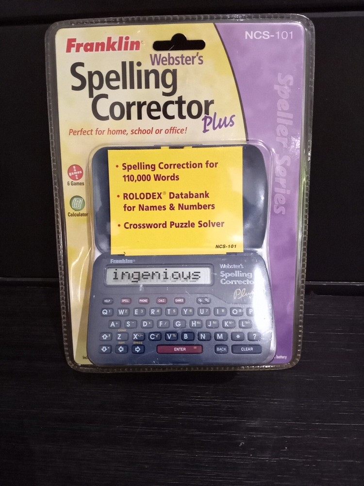 Franklin Webster’s Spelling Corrector Plus NCS-101 Pocket