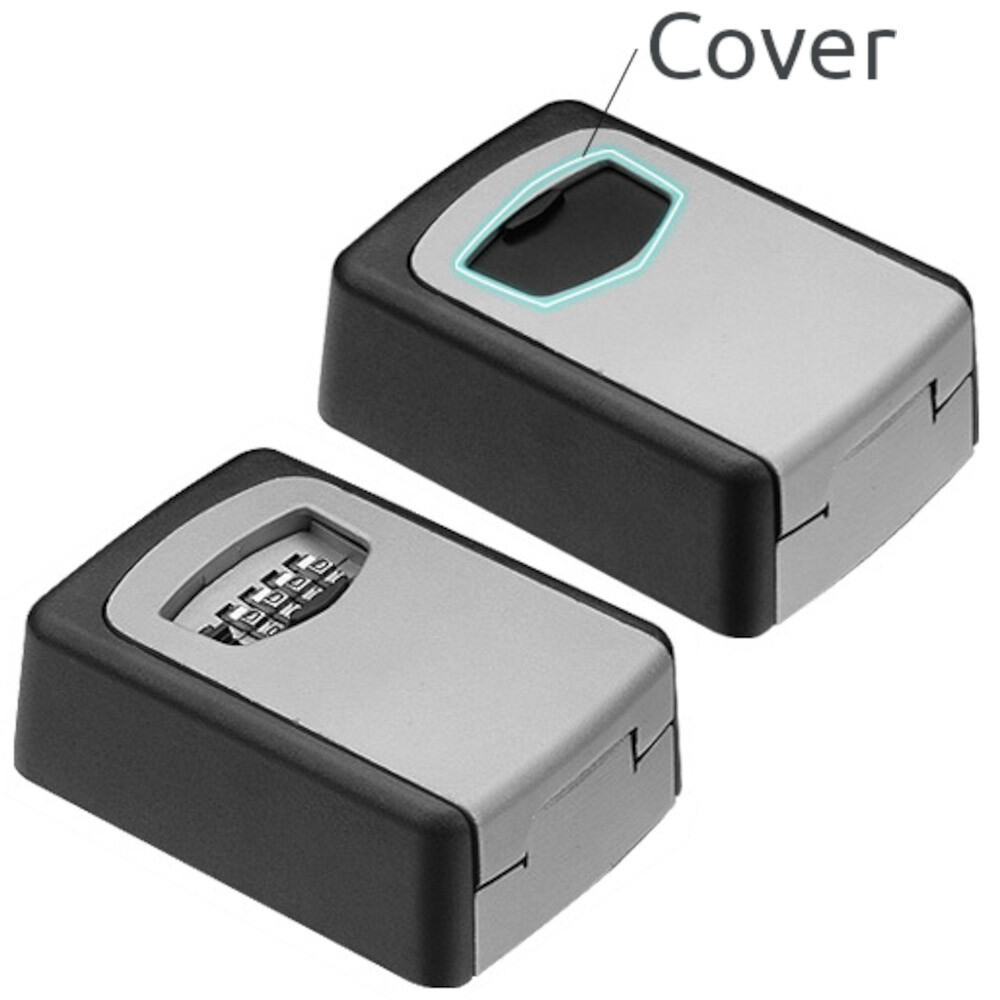 4 Digit Combination Lock Box Wall Mount Security Safe XL Large 6 Key Waterproof