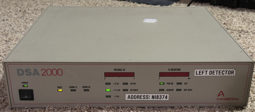 DSA 2000 Canberra Multichannel Analyzer Digital Spectrum Analyzer