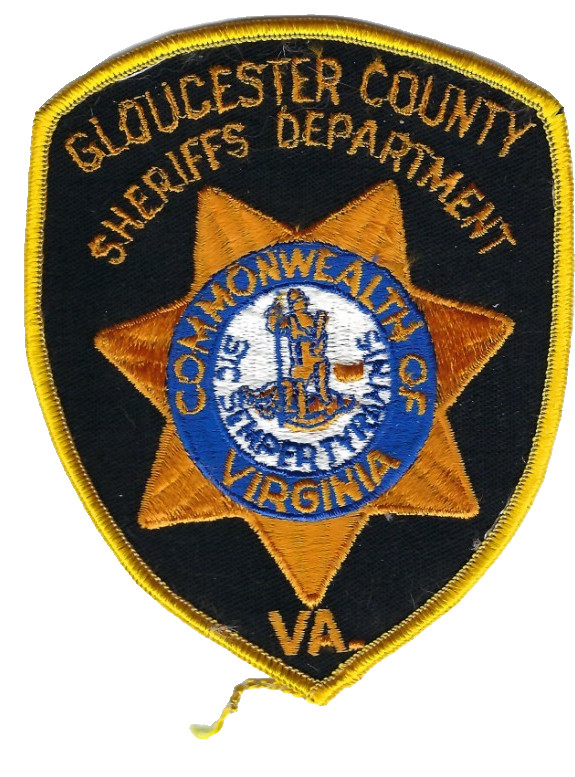 Gloucester County VA Virginia Sheriff's Department patch - NEW!