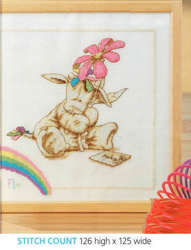 FLO THE COW  CROSS STITCH PATTERN ONLY   EQ - EAR
