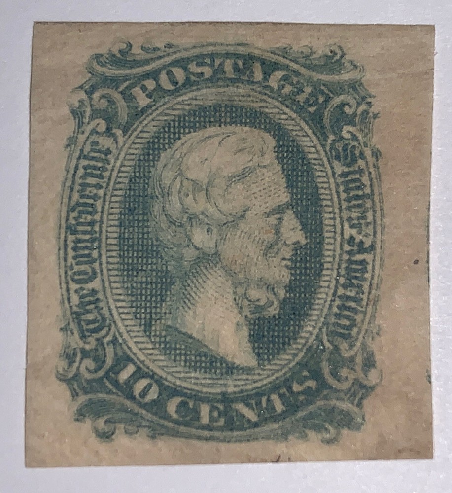 Travelstamps: US Stamps CONFEDERATE CSA SCOTT #11 MINT OG HINGED