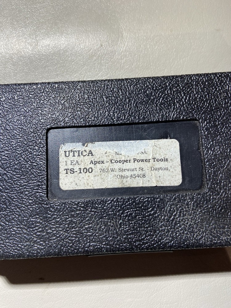 UTICA TS-100 Adjustable Torque Limiting Screwdriver