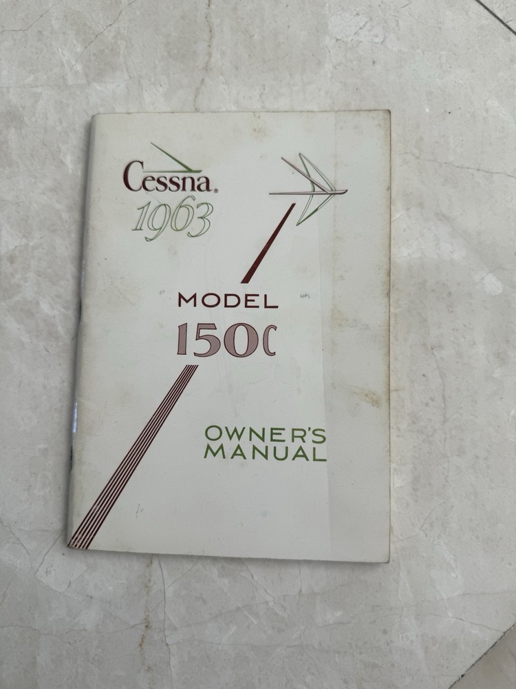 Cessna 1963 Owners Manual Model 150C