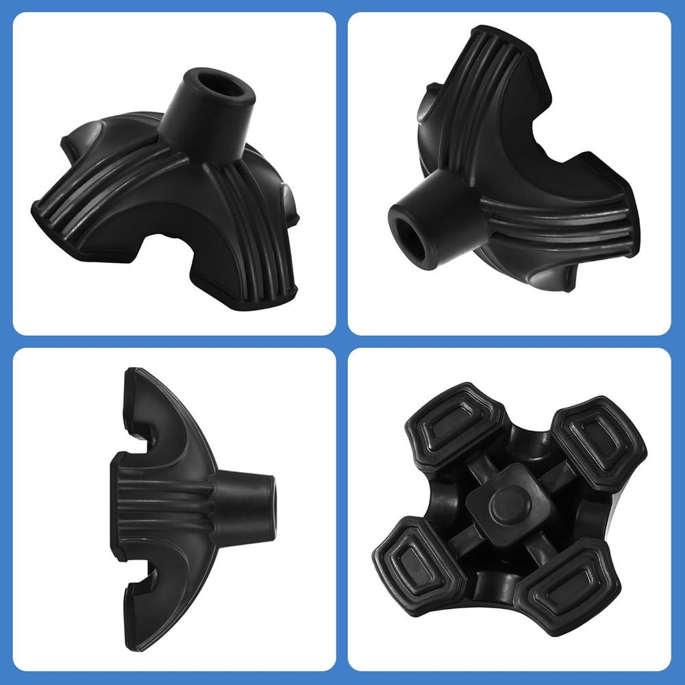 Cane Tip - Self Standing Cane Foot Replacement for Most Walking Canes, Walkin...