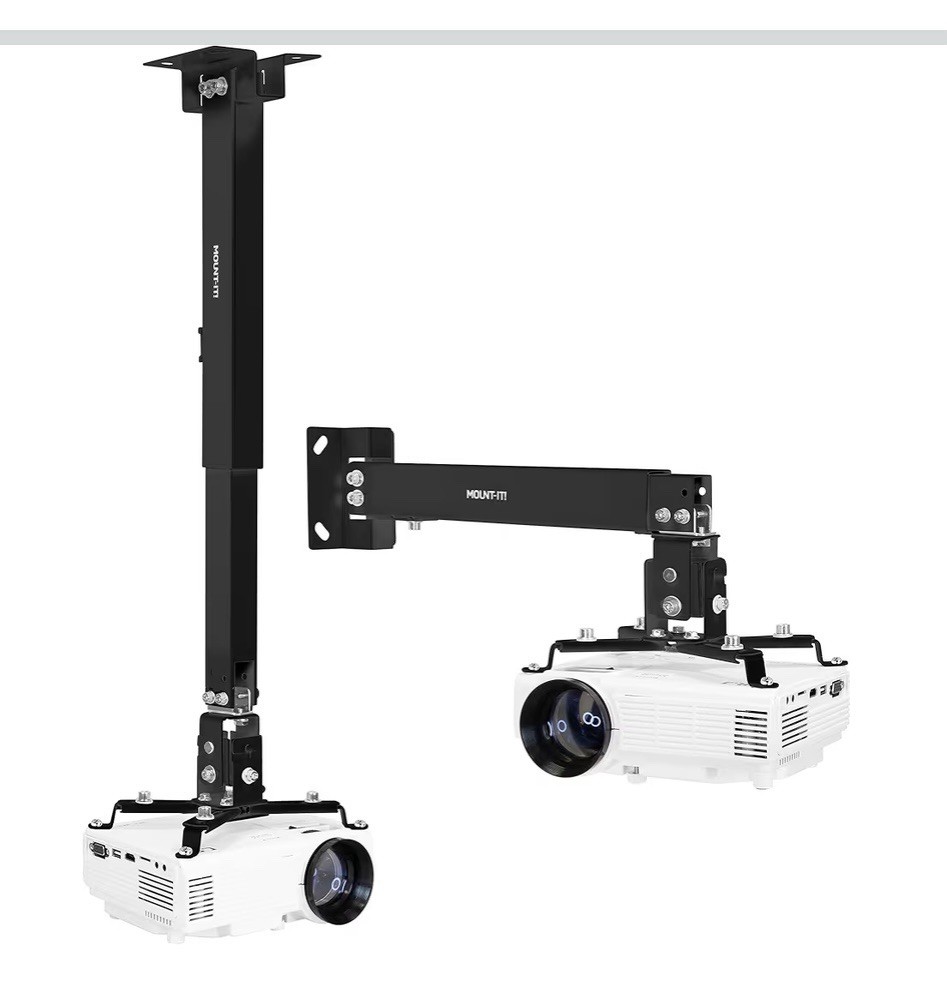 Mount-It! Full Motion Projector Wall & Ceiling Mount