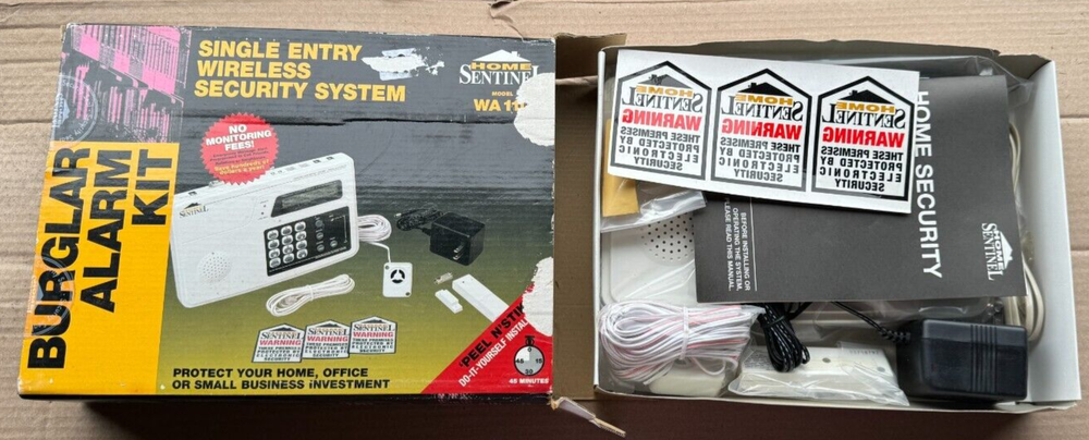 Home Sentinel Multiple Entry Wireless Home Security System Burglar Alarm Kit
